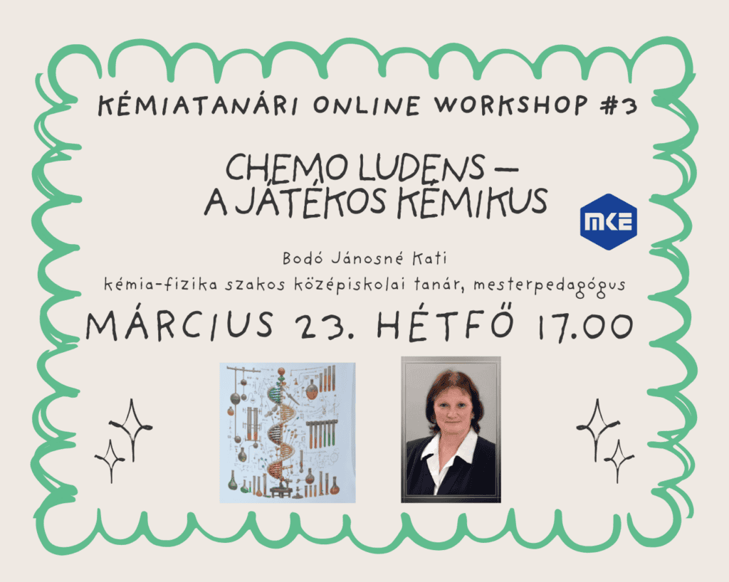 Online workshop #3 – nem csak kémiatanároknak